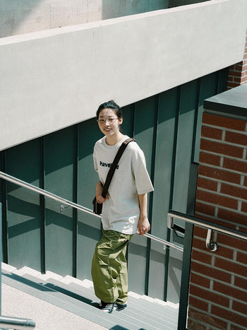 Light Cargo String Pants (Olive)