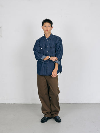 Double Pocket Denim Shirts (Denim Navy)