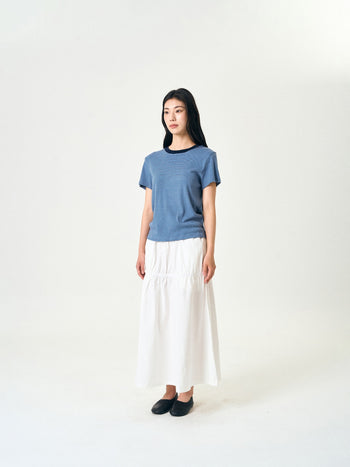 Light String Tiered Skirt (White)