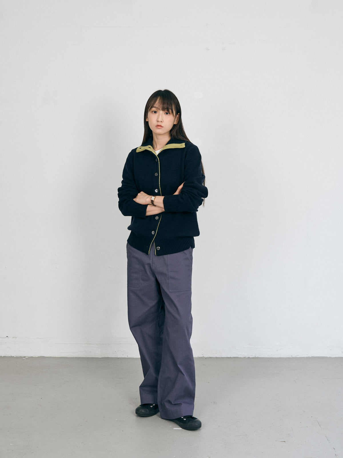 Essential Fatigue Pants (Vintage Blue)