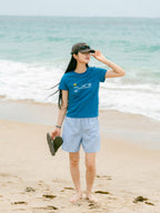 Easy Banding Shorts (Stripe Blue)