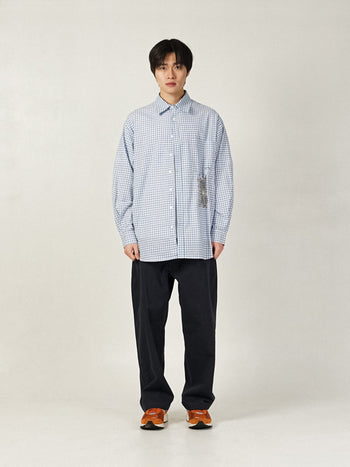 Breeze Logo Check Shirts (Check Blue)