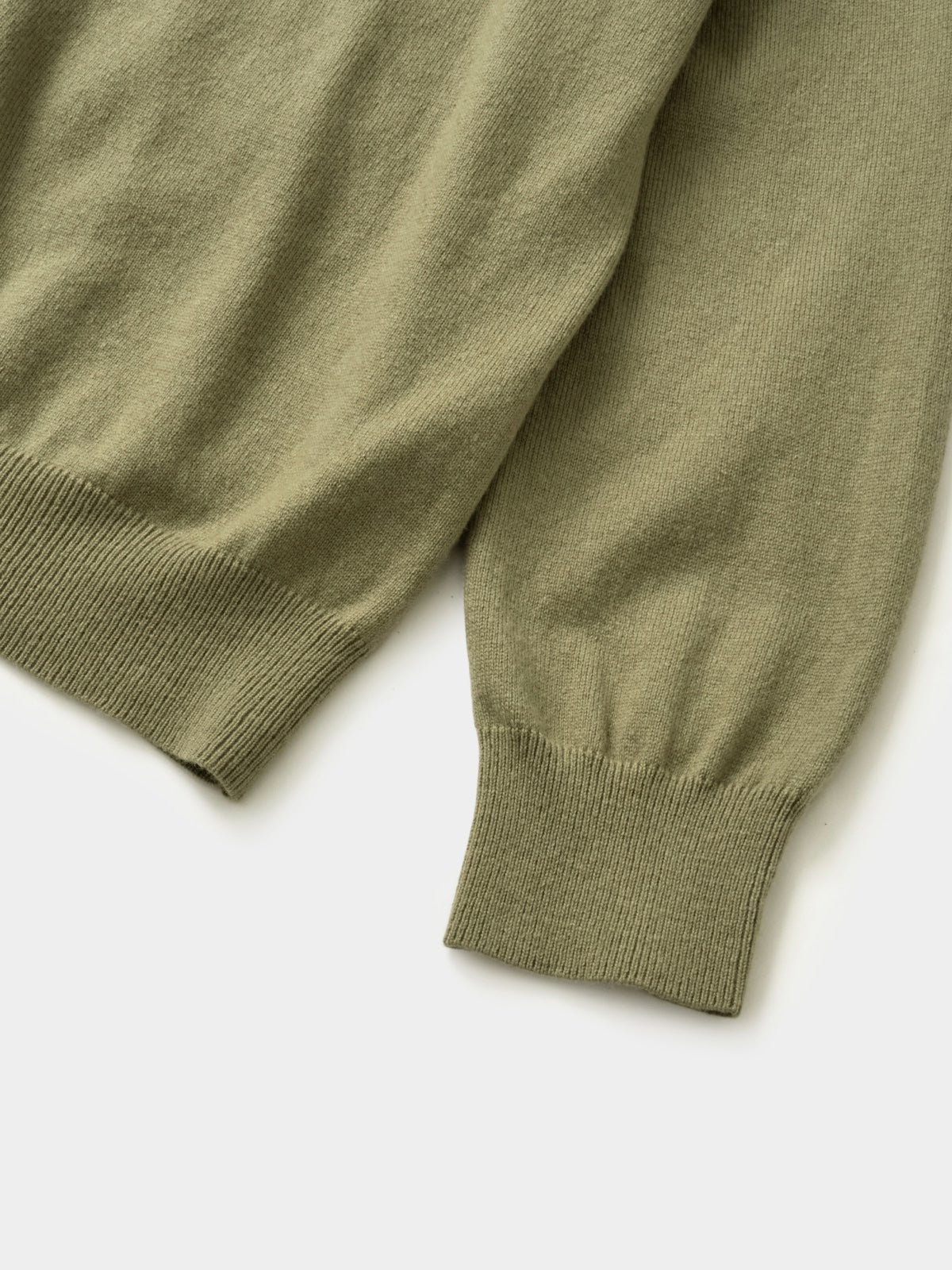 Daily Wool Round Cardigan (Olive)