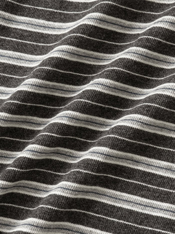 Stripe Long Sleeve Tee (Stripe Charcoal)
