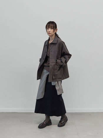 City Worker French Jacket (Ash Brown)