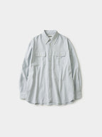 Oxford Work Shirts (Stripe Blue)