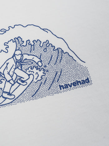 ODL Surfing Half Sleeve Tee (White)