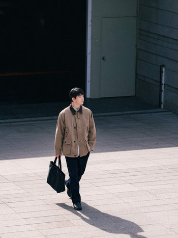 Corduroy Officer Chino Pants (Brown)