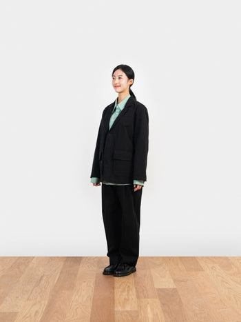 25ss City Worker Pin-tuck Trouser - Black 02 | A1 (M)