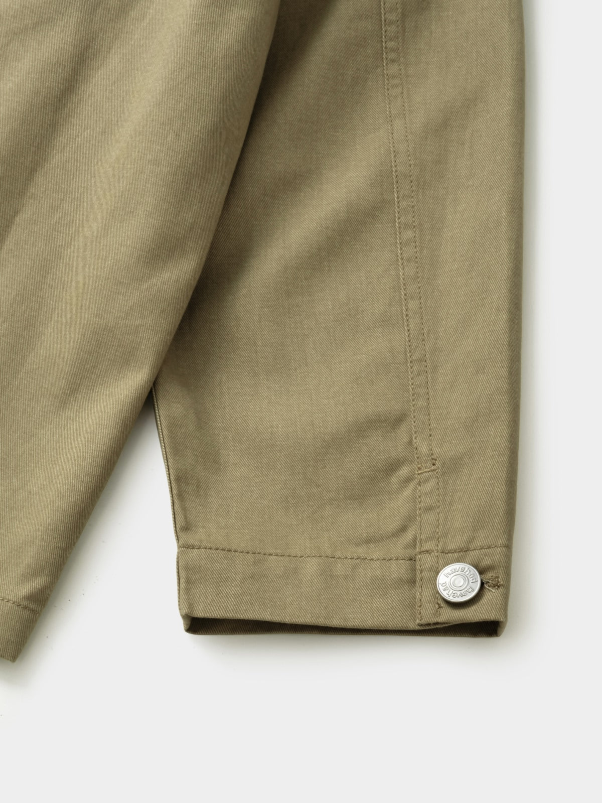 Twill Cotton Chore Jacket (Light Khaki)