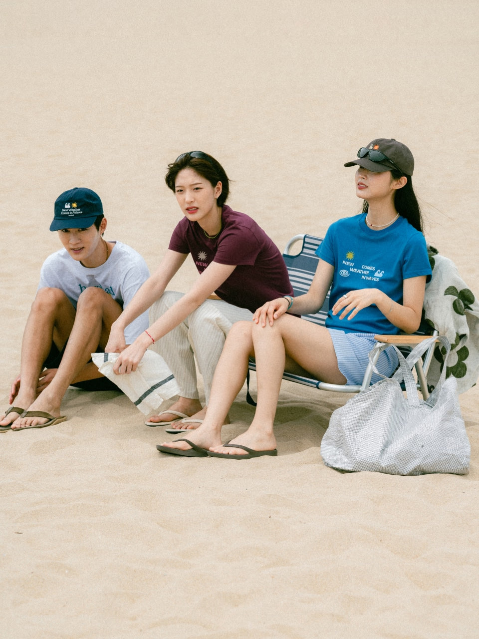 Sea&Sun Graphic Washed Cap (Navy)