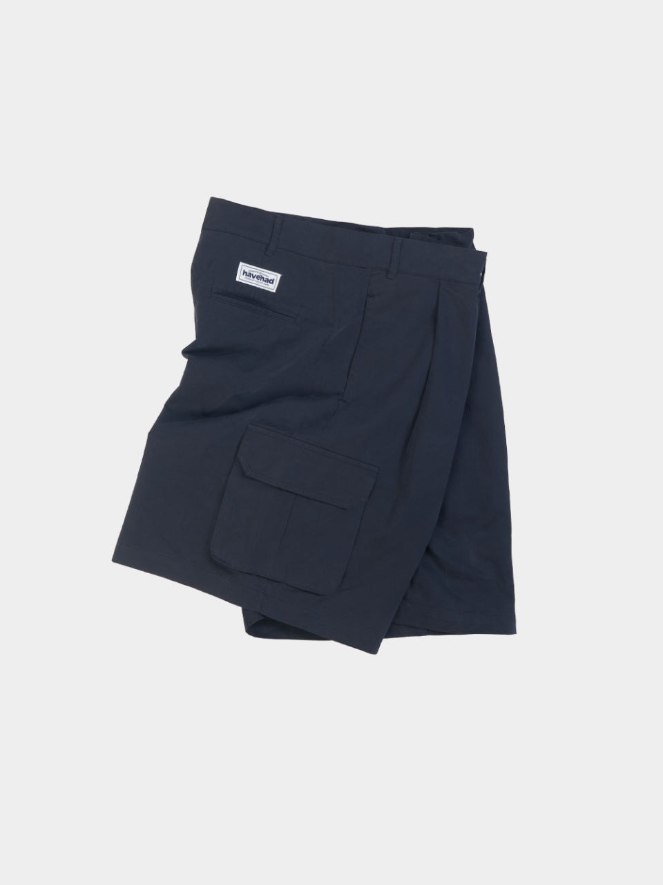 Utility Pin-tuck Cargo Shorts - Navy | A2 (L)