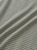 Double Stripe String Tee (Khaki)