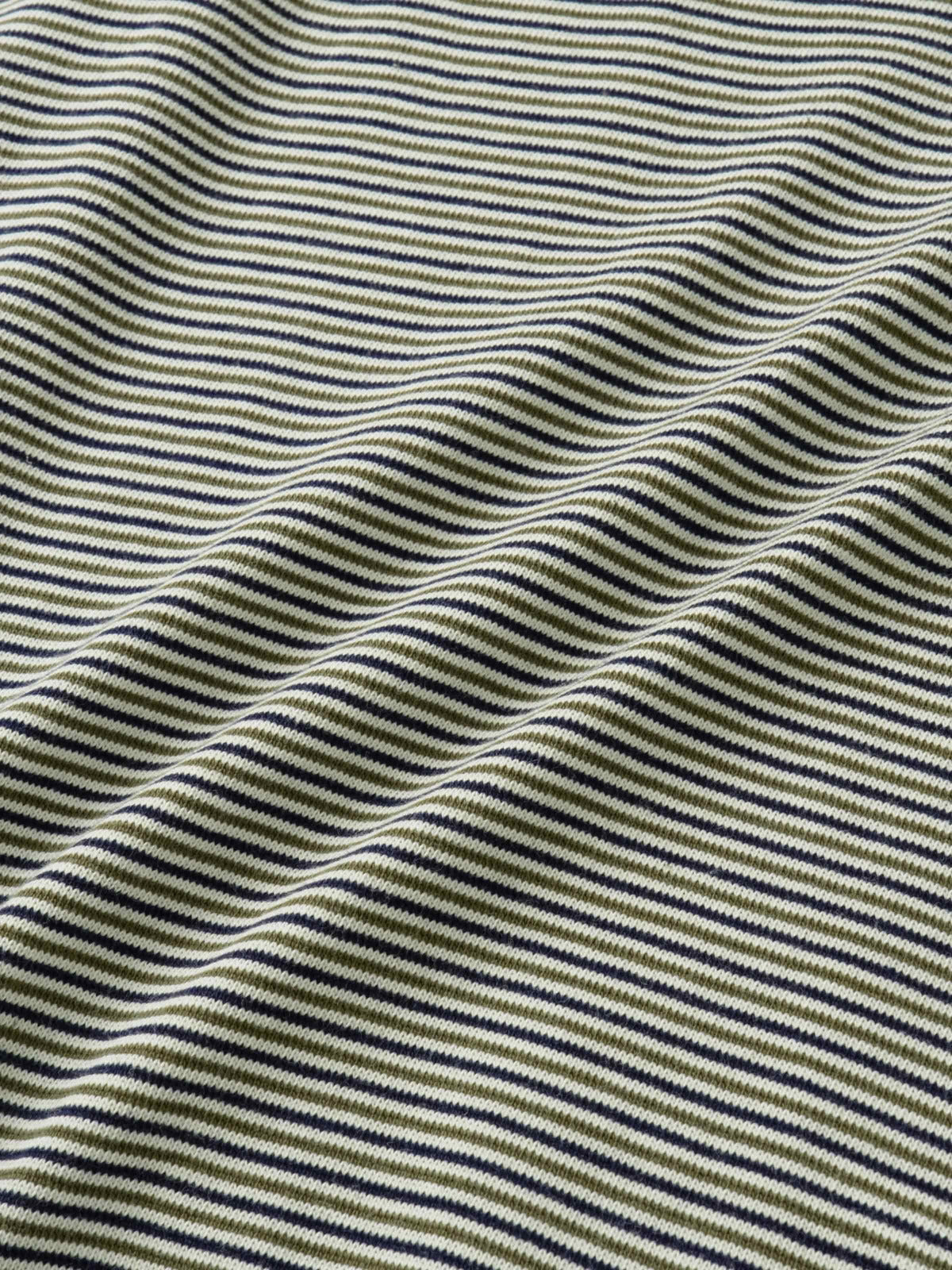 Double Stripe String Tee (Khaki)