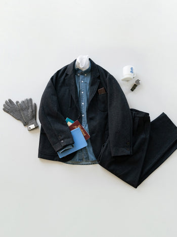 (Set) City Wool Set-up (Charcoal)