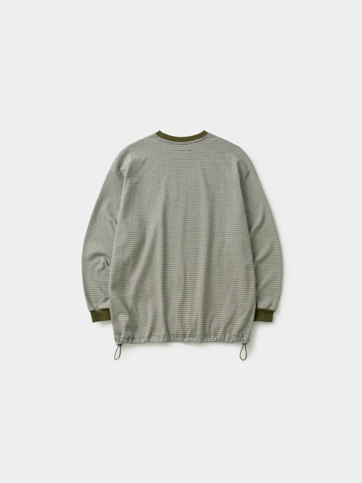 Double Stripe String Tee (Khaki)