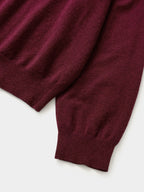 Daily Wool Collar Cardigan (Red)