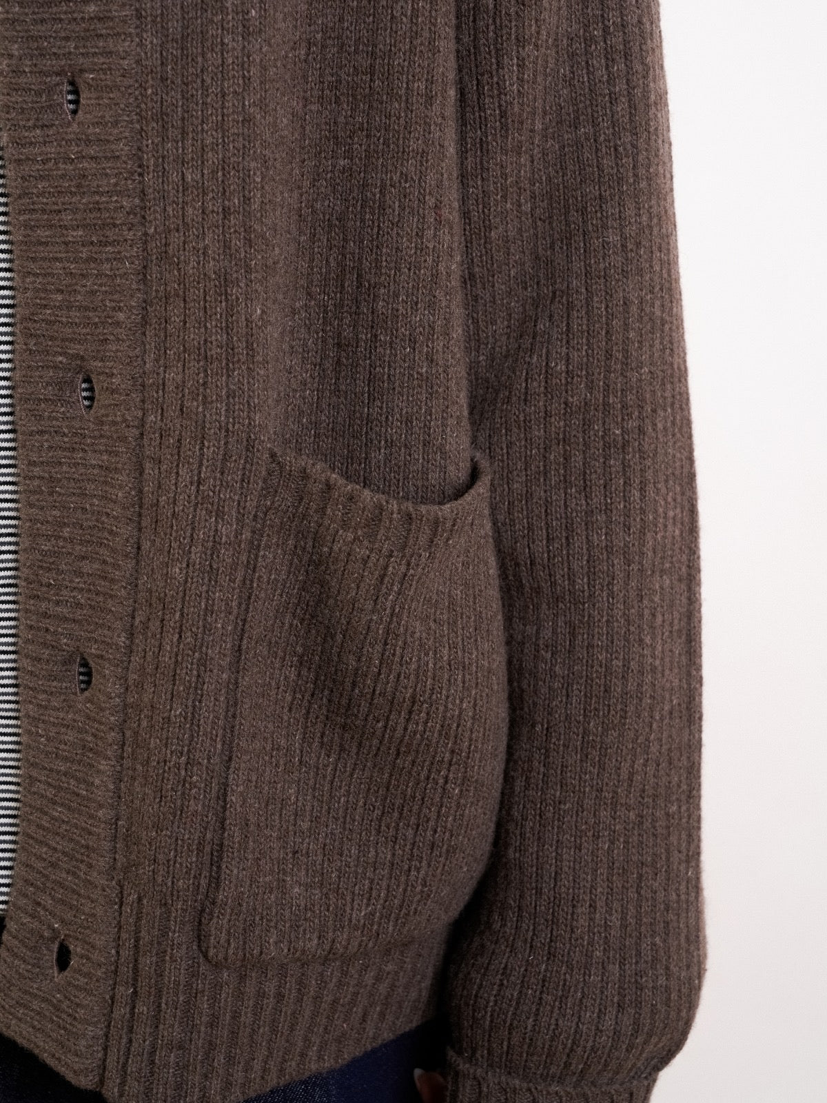 Daily Fine Wool Cardigan (Navy)