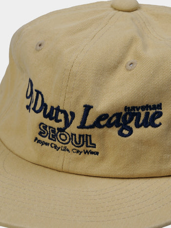 ODL Logo Soft Flat Cap (Lemon)