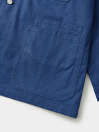 Twill Cotton Chore Jacket (Blue)