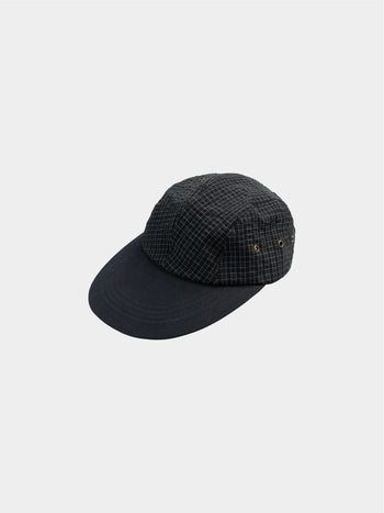 Classic Check Longbill Cap (Navy)