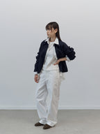 Glen Cotton Drizzler Jacket (Navy)