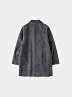 City Wool Half Coat (Charcoal)