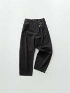 City Worker Pin-tuck Trouser (Black)
