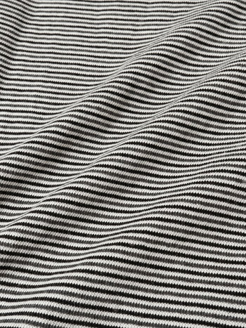 Double Stripe String Tee (Charcoal)
