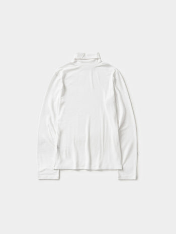 Essential Mock Neck Tee (Ivory)