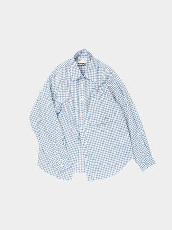 Breeze Logo Check Shirts (Check Blue)