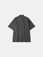 Hidden Type Half Sleeve Shirts (Charcoal)
