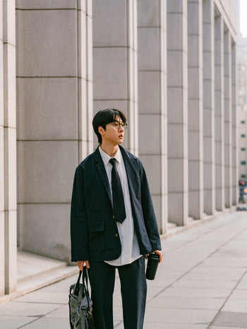 25ss City Worker Club Jacket - Soft Navy | A3 (XL)