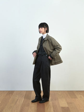 City Worker French Jacket (Khaki Gray)