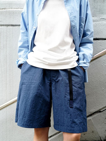 Utility Belted Work Shorts (Blue)