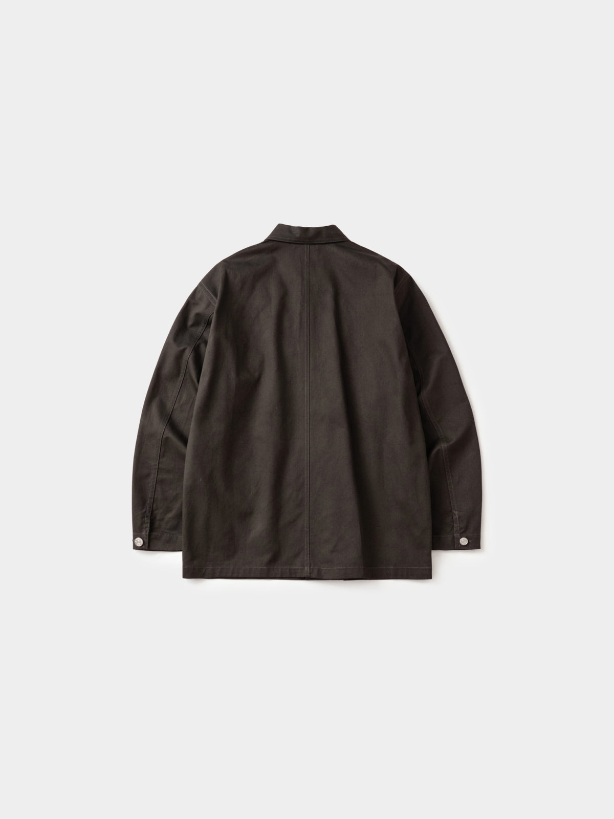 Twill Cotton Chore Jacket (Charcoal)