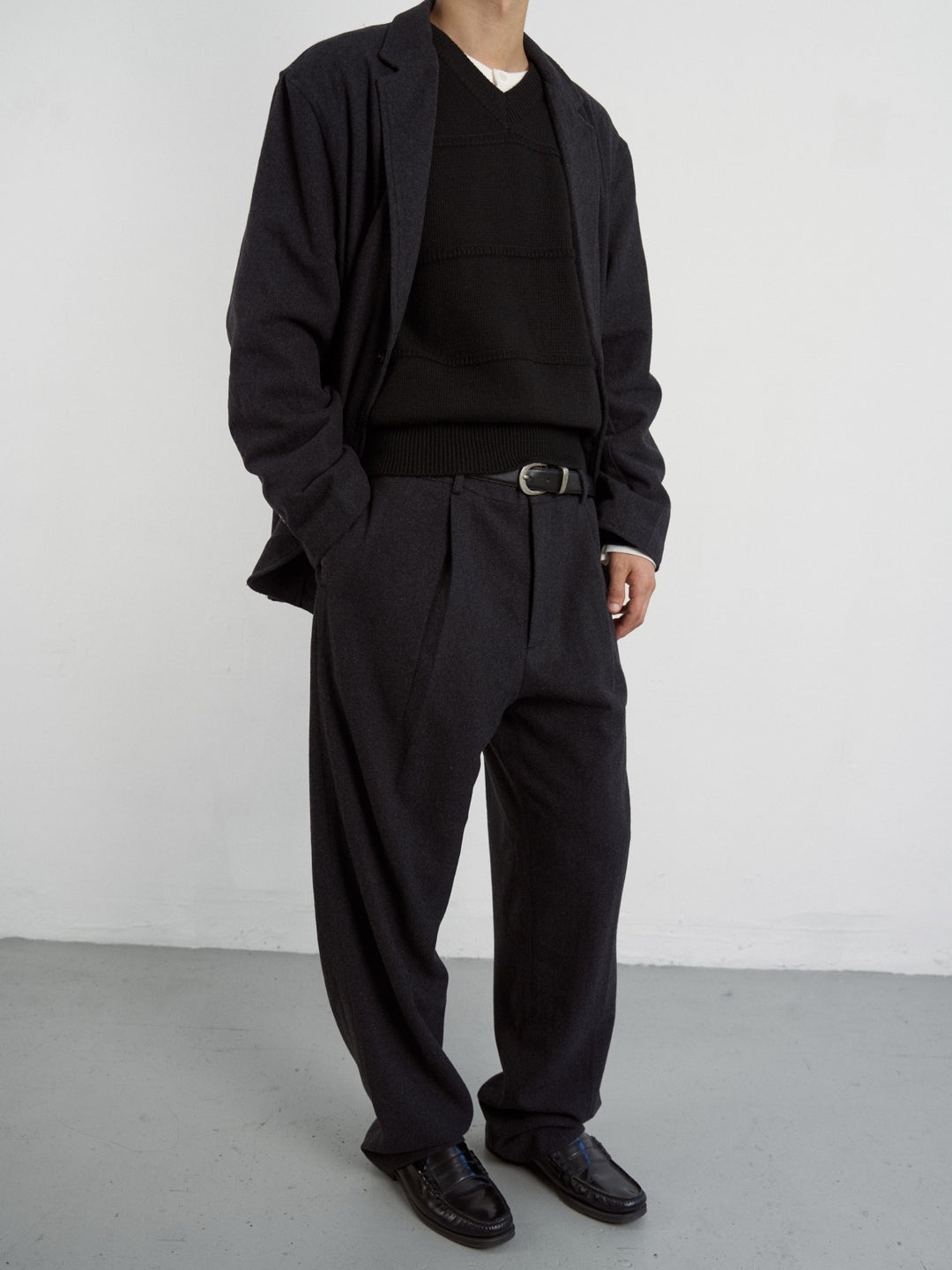 City Light Wool Club Jacket (Black)