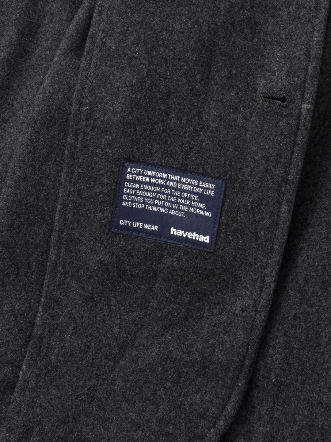 City Light Wool Club Jacket (Black)