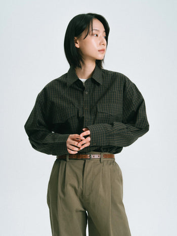 Classic Check Westren Shirts (Brown)