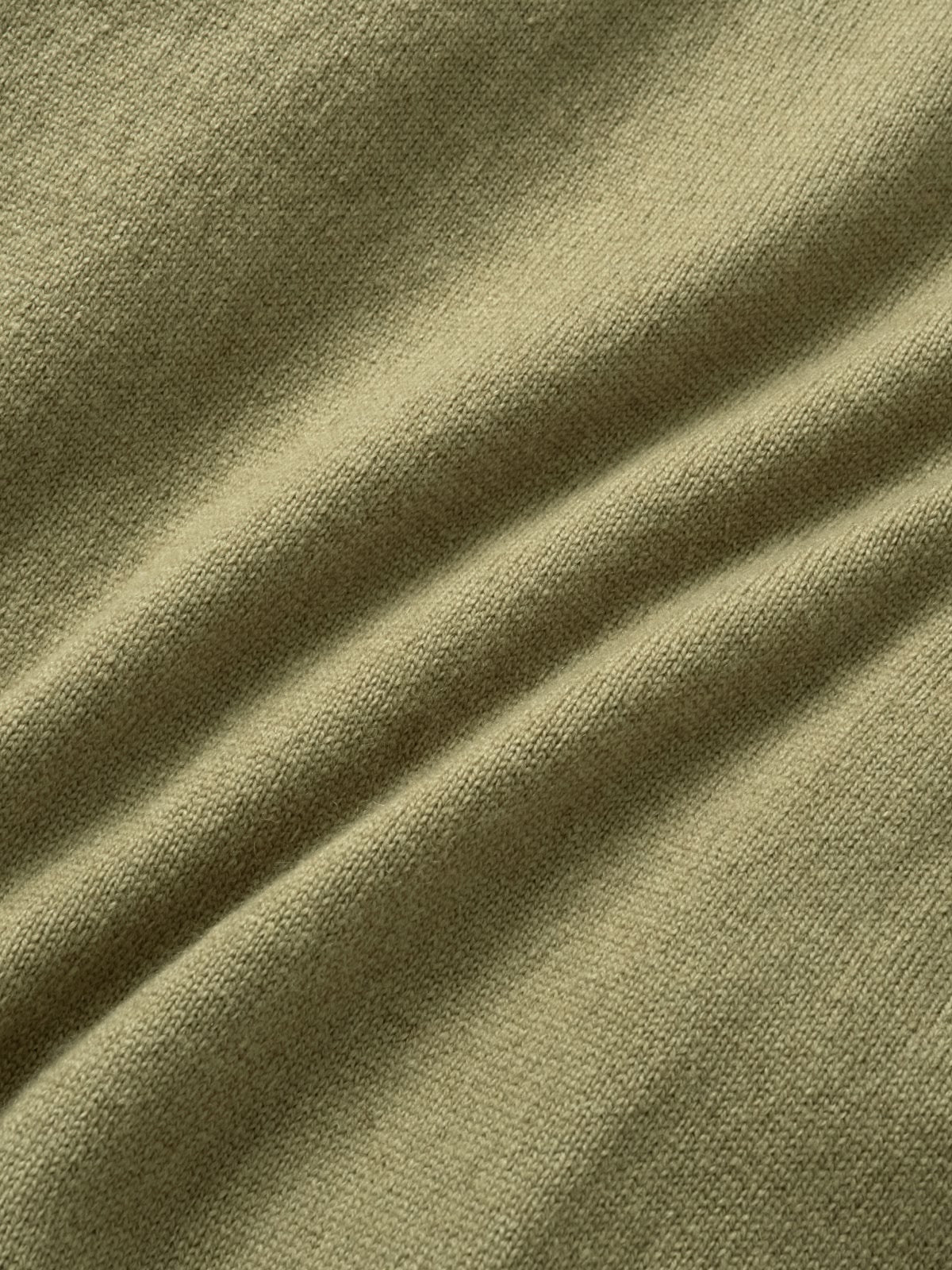 Daily Wool Round Cardigan (Olive)