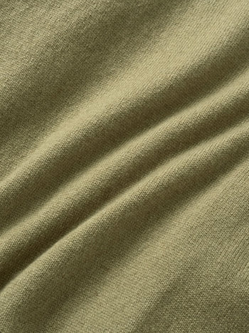 Daily Wool Round Cardigan (Olive)