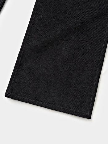 Flare Corduroy Pants (Black)