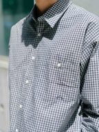 Everyday Classic Check Shirts (Navy)