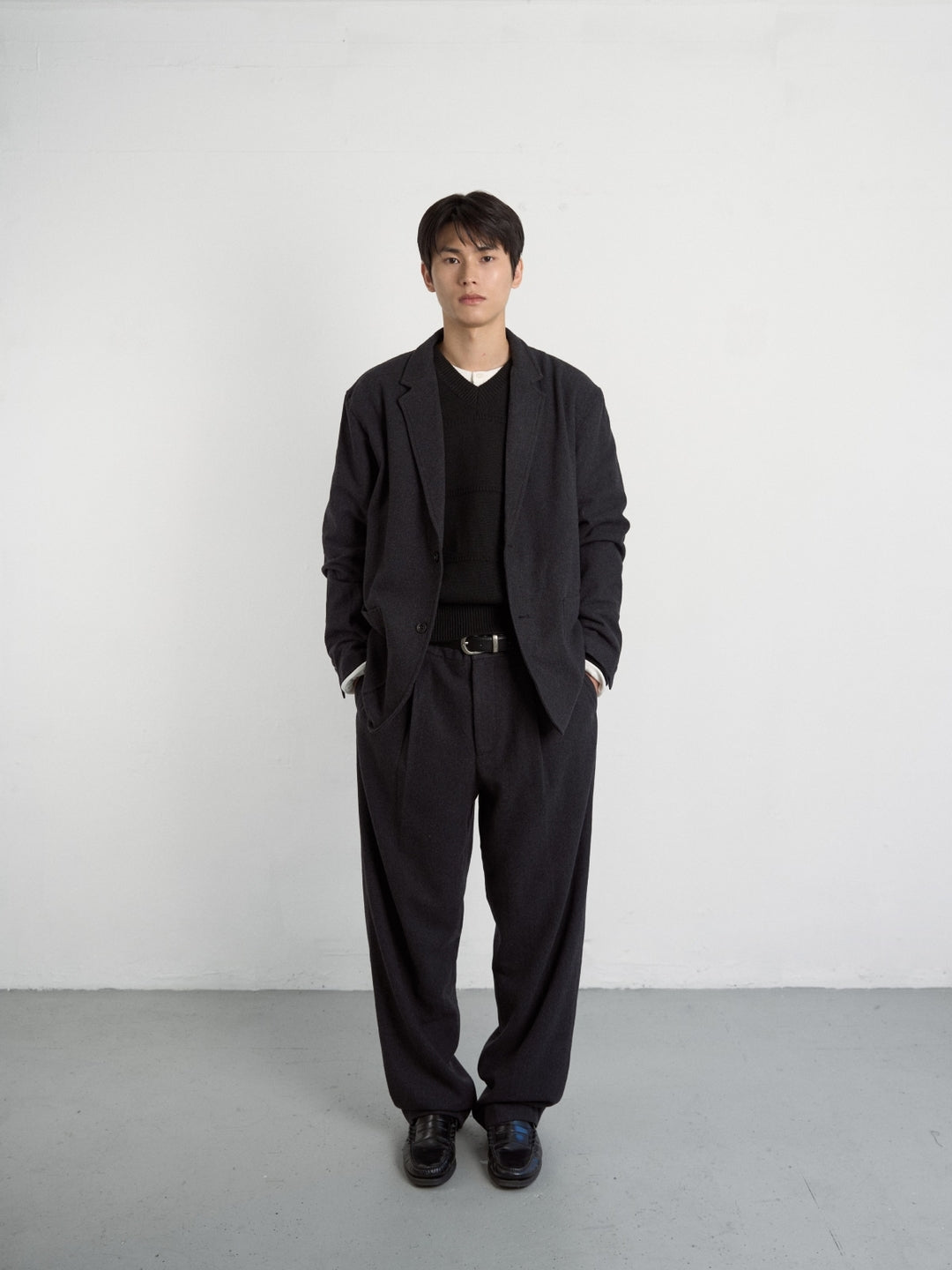City Light Wool Club Jacket (Black)