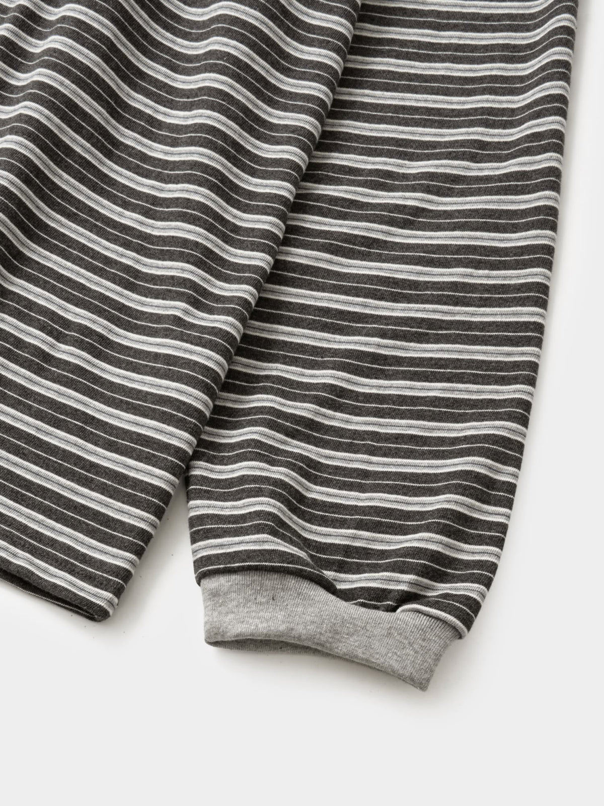 Stripe Long Sleeve Tee (Stripe Charcoal)