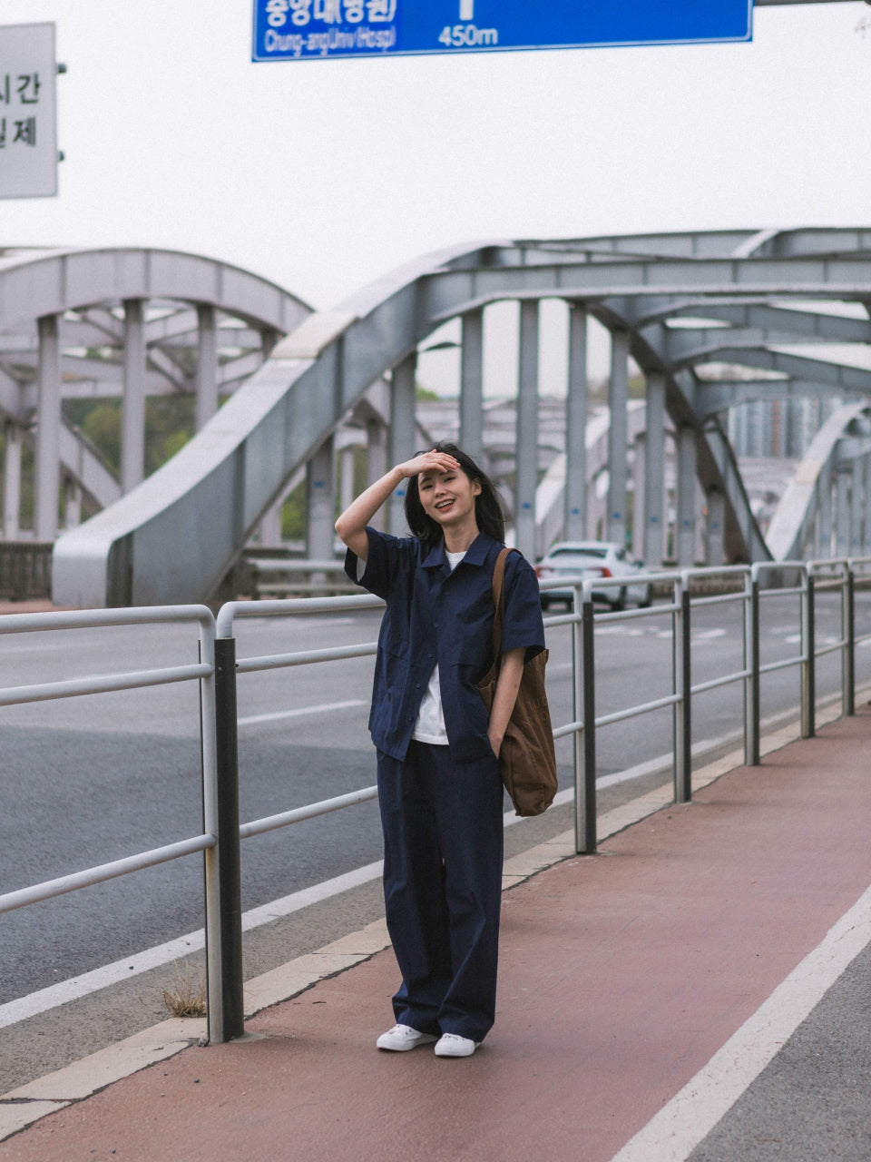 City Summer Light Banding Pants (Charcoal)