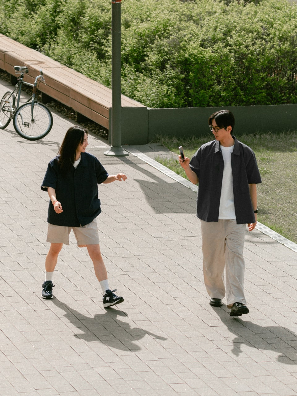 City Summer Light Banding Pants (Navy)