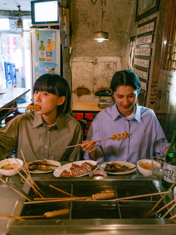 (W)Breeze Stripe Shirts - Light Blue | W0 (S)