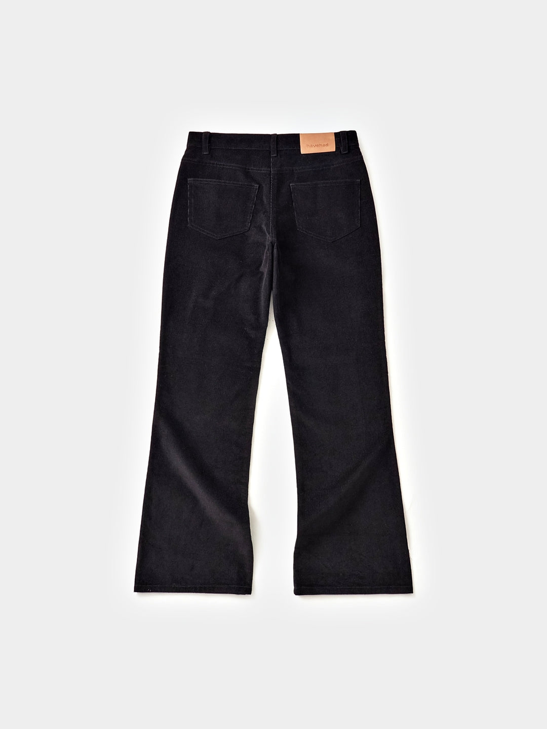 Flare Corduroy Pants (Black)
