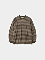 Stripe Long Sleeve Tee (Stripe Khaki)